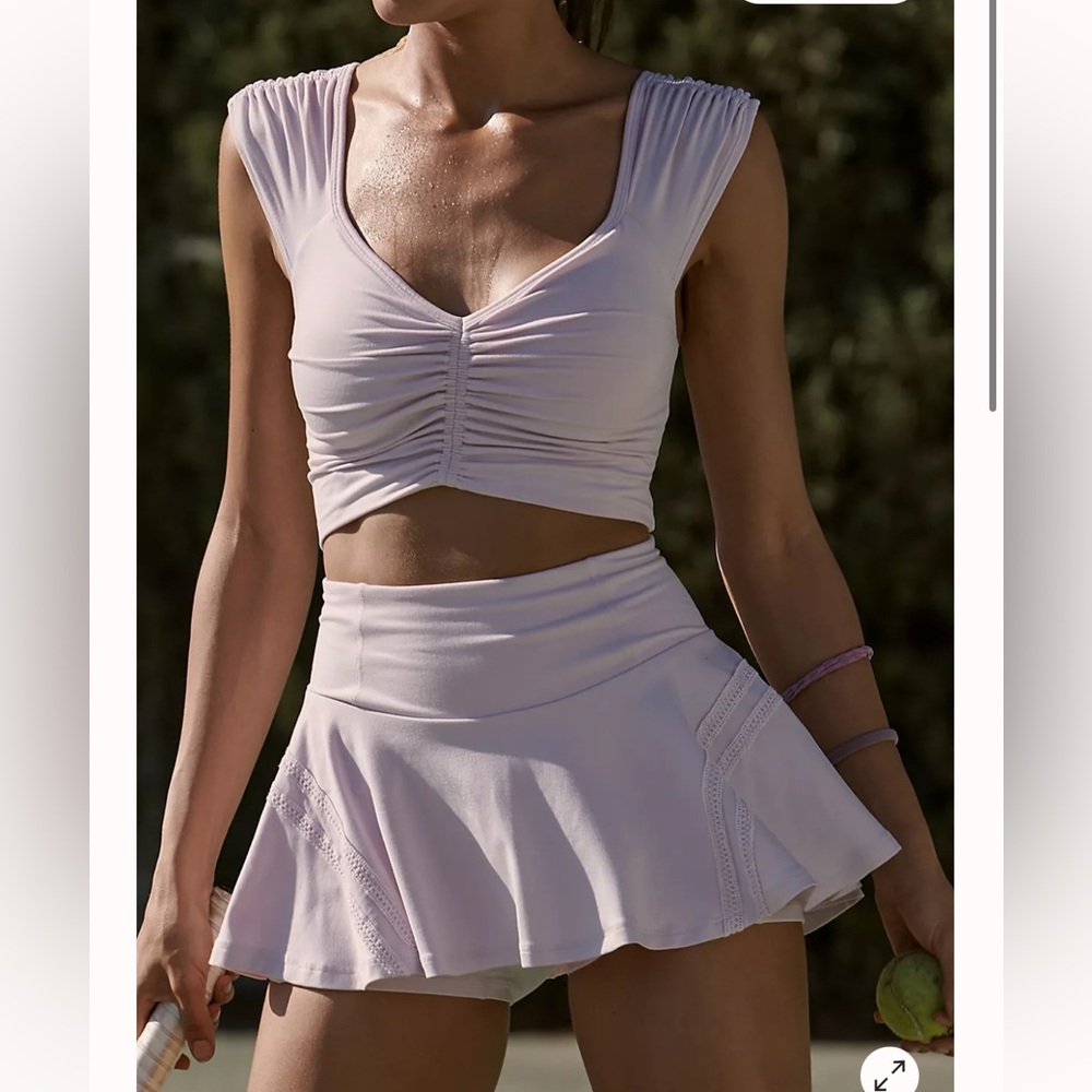 Free people movement pleats and thank you skort